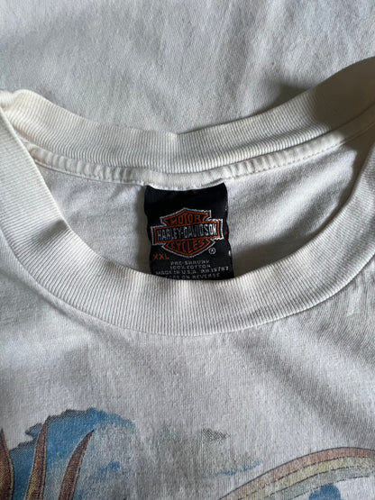 Vintage 1995 Harley Davidson Double Sided Waipahu, Hawaii Tee XL