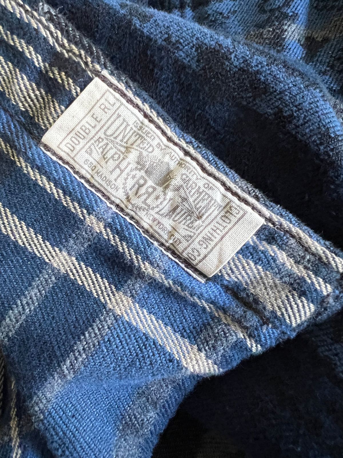 RRL Double-Faced Jacquard Heavyweight Flannel Workshirt L