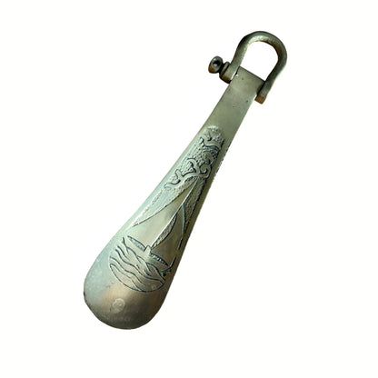 Vintage Solid Brass Nautical Shoe Horn