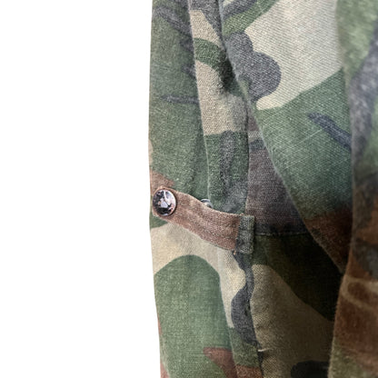 Vintage 1970’s Oversized KMart Zip Front Camo Jumpsuit XL/XXL