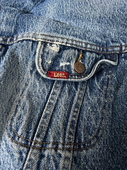 Vintage 1980’s Lee Distressed Denim Jacket L