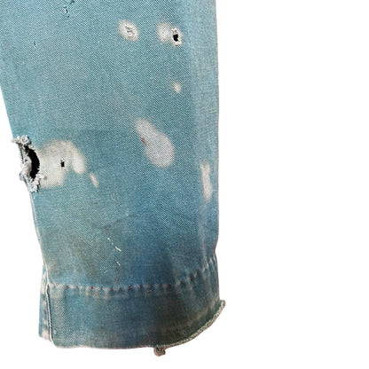 Vintage 1950’s Big Mac Sanforized Heavily Distressed w/ Original Repairs Work Pants