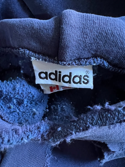 Rare Vintage 1995 Adidas Distressed Oversized Hoodie XL
