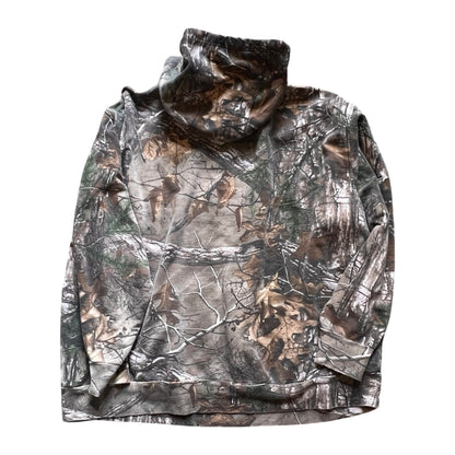Vintage Oversized Distressed Camo Hoodie w/ MV Logo XXXL #1