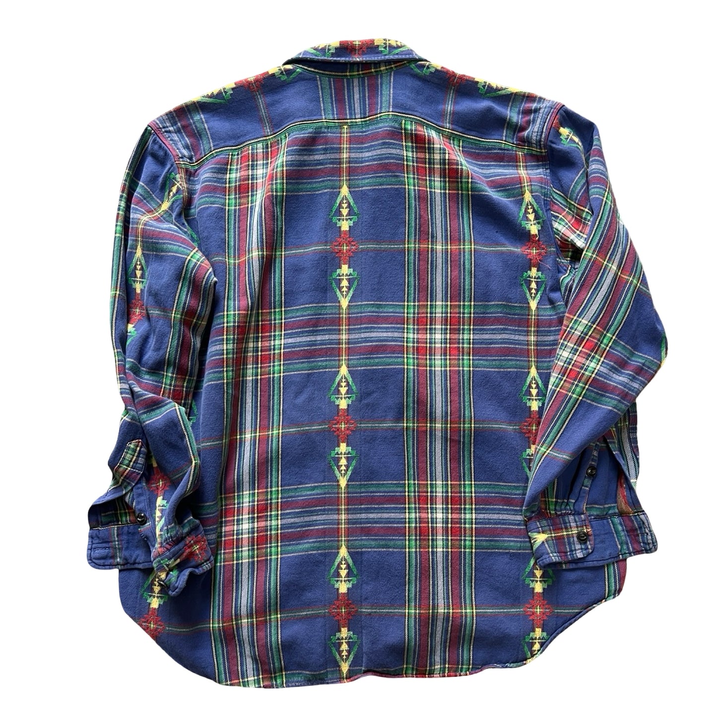 Rare Vintage Polo Ralph Lauren Aztec Flannel XXL