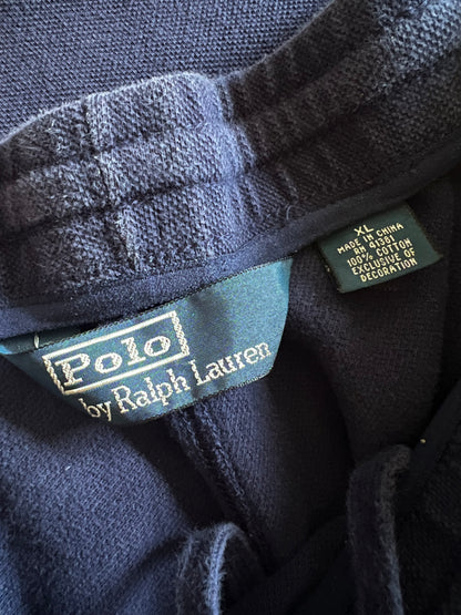 Vintage 90’s Polo Ralph Lauren Pique Knit Side Zip Track Pants XL