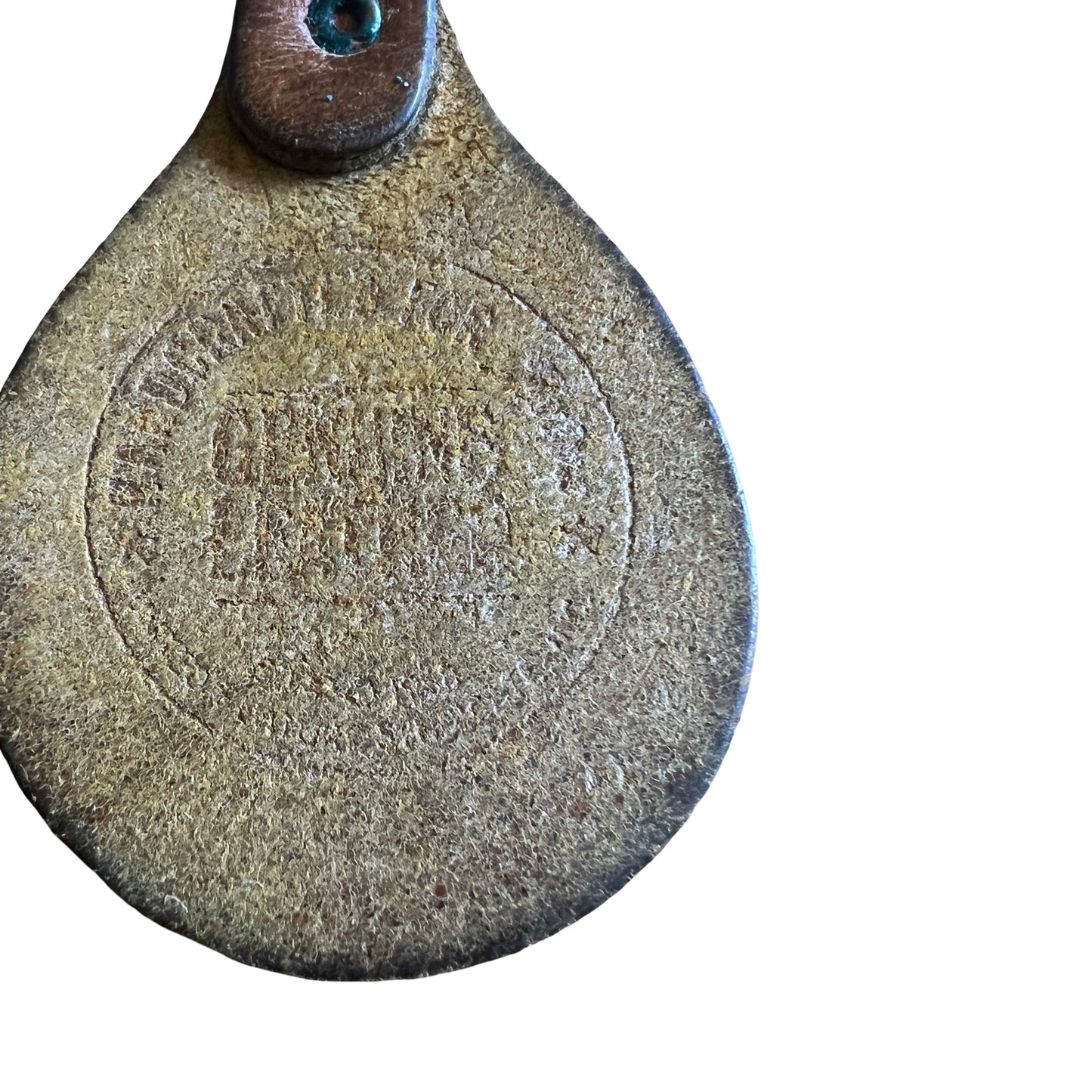 Vintage 1960’s Collectible Aviva Snoopy Tooled Leather Keychain