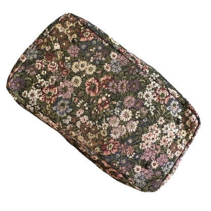 Vintage 1980’s Firenze Needlepoint Weekender Duffle Made In Italy