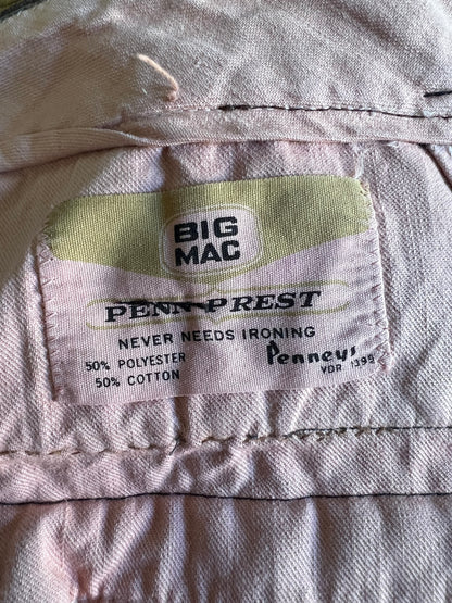 Vintage 1960’s Corduroy Chore Pants Original Wool Tweed Patches 40x28