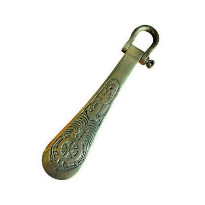 Vintage Solid Brass Nautical Shoe Horn