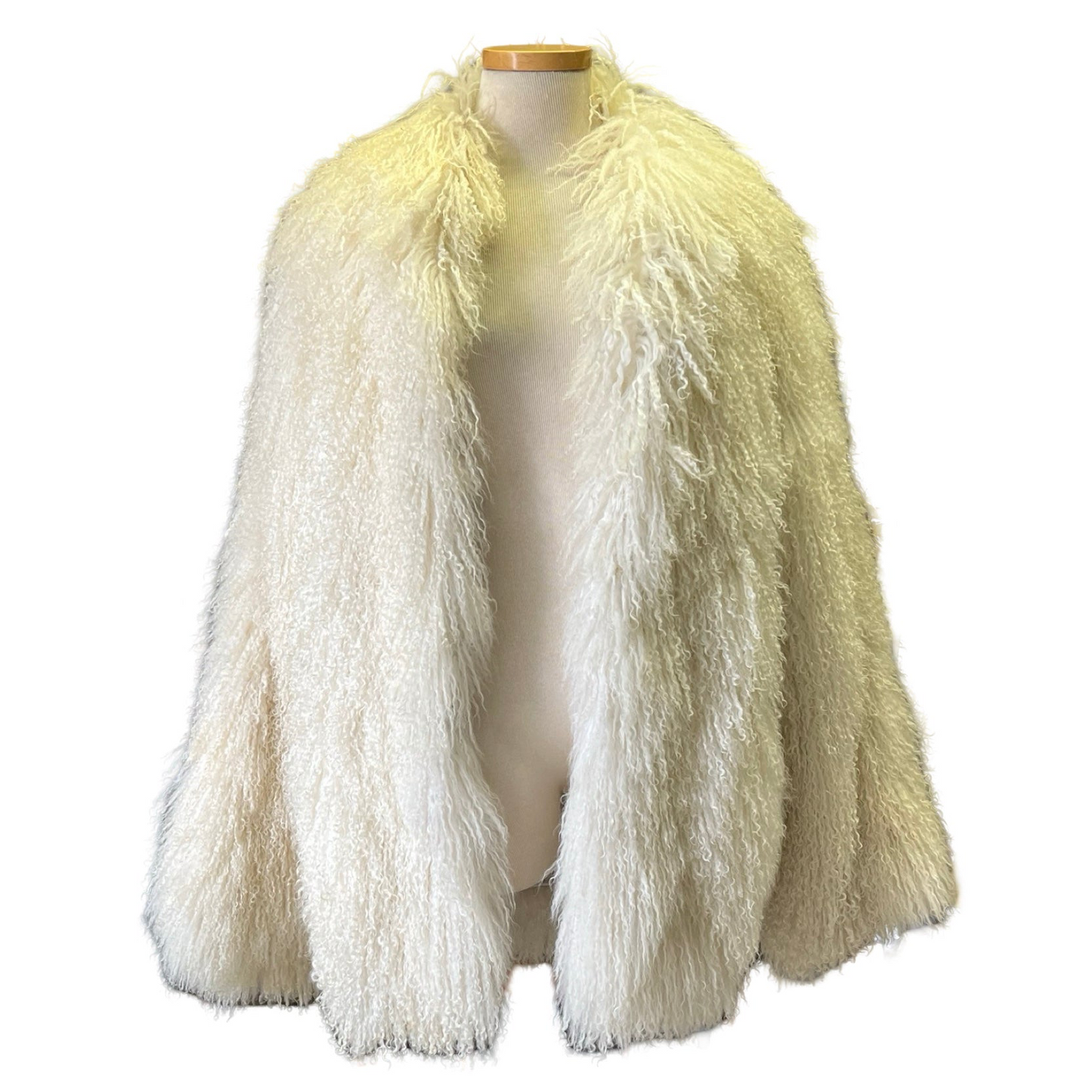 Vintage 80's Mongolian Lamb Shearling Oversized Coat Ilana P/S