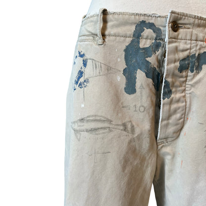 RARE Incredible Vintage 90’s Polo Ralph Lauren Memorial Pants 38 x 32