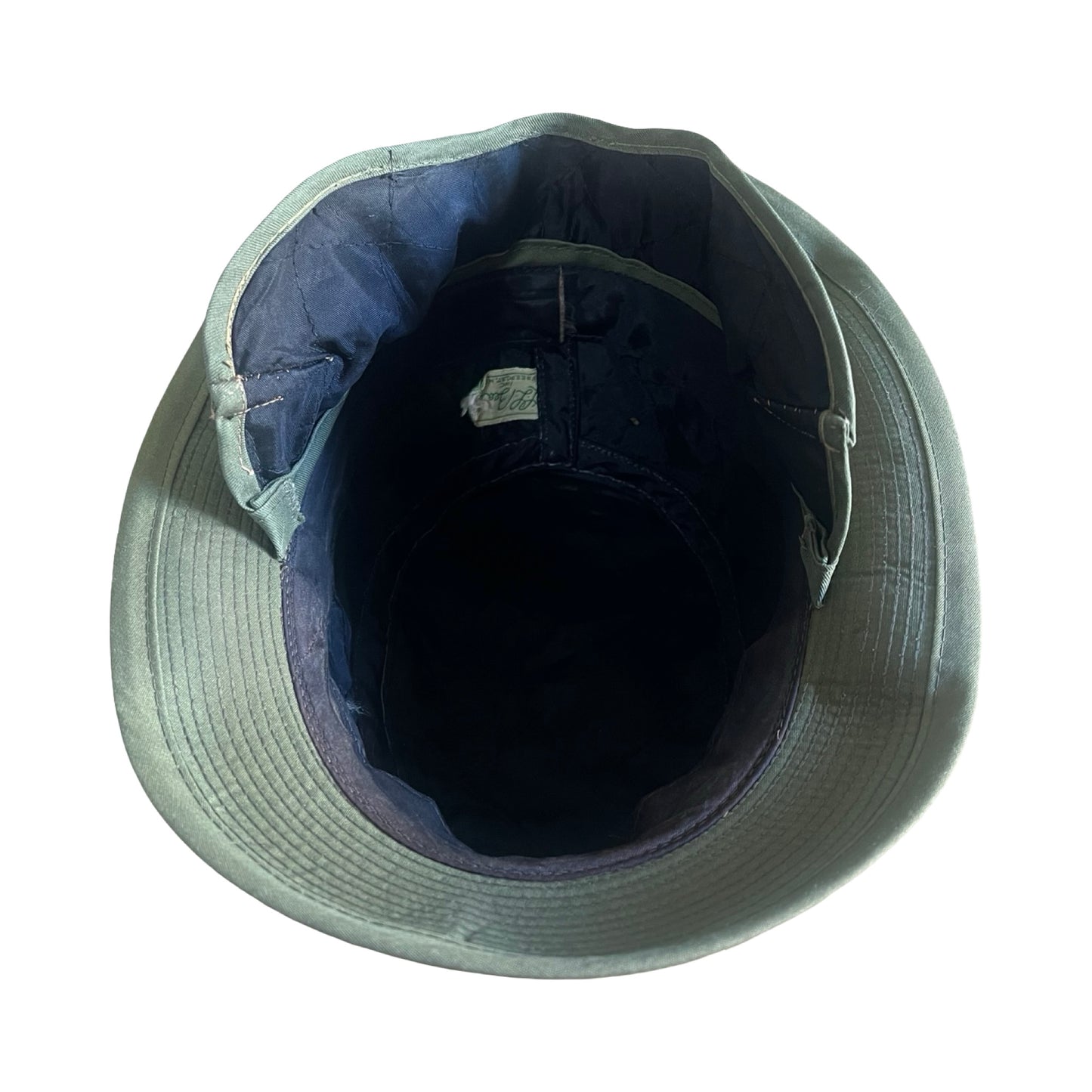 RARE Vintage LL Bean 1970’s Cursive Label Fishing Hat