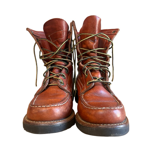 RARE Vintage 1970’s Cursive Label LL Bean 8 Hole Moc Toe Boots Mens 7 Womens 8/8.5