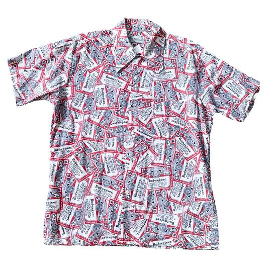 Vintage 1970’s Budweiser KMart Logo Button Down S/S Shirt