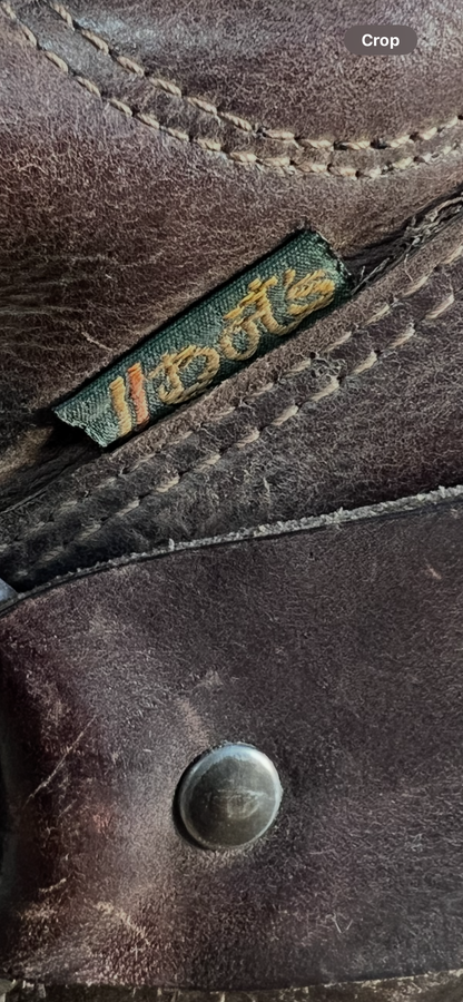 Vintage 80’s Western Motorcycle Harness Boots 8.5/9