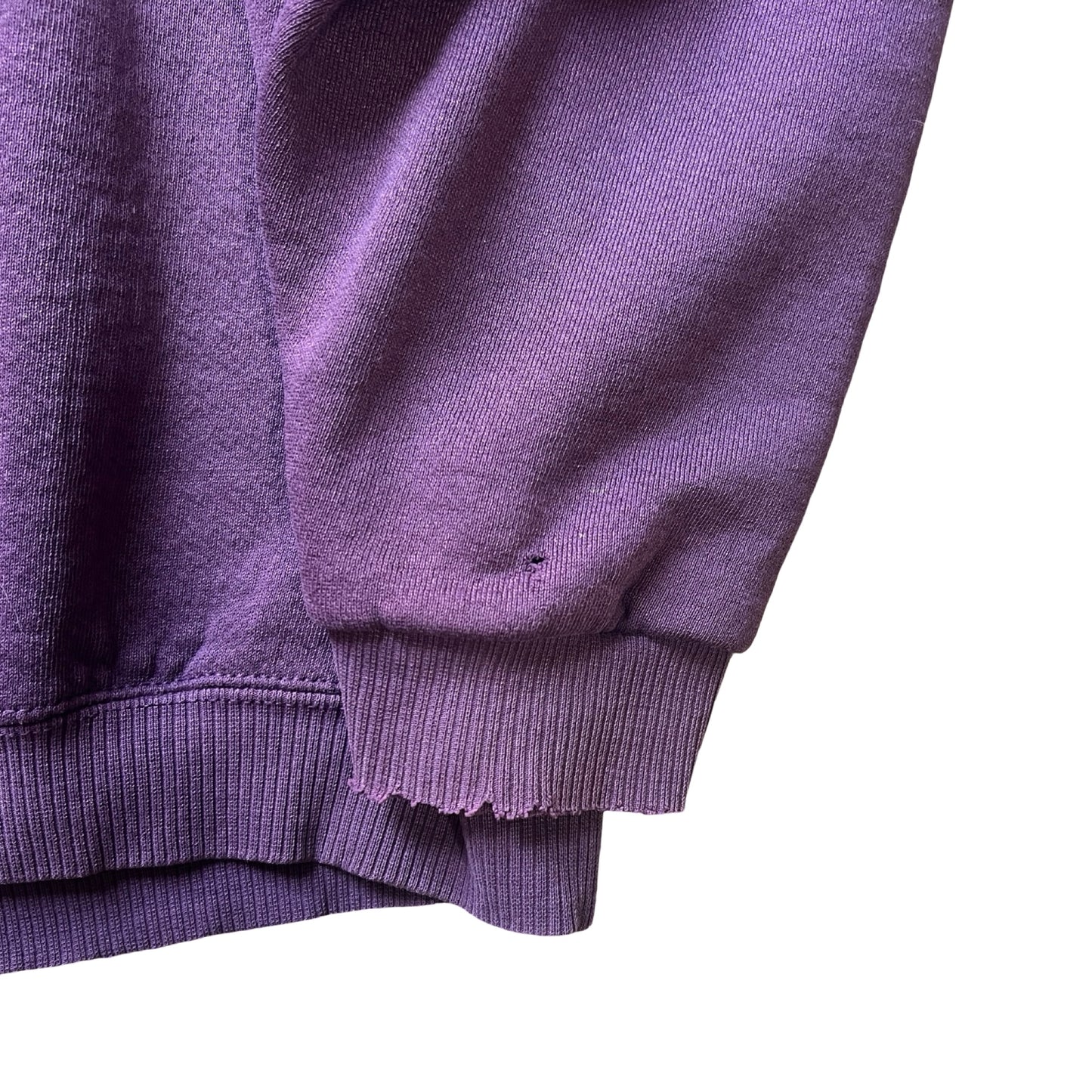 Vintage 90’s Plum Distressed Oversized Lee Sweatshirt w/ MV Logo #12