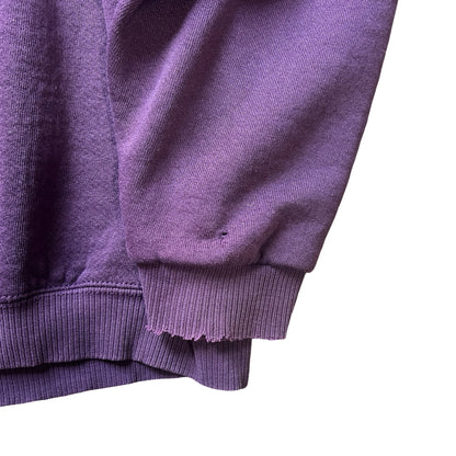 Vintage 90’s Plum Distressed Oversized Lee Sweatshirt w/ MV Logo #12