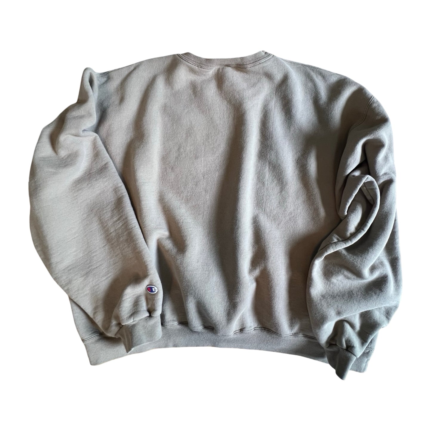 Vintage Tan Yankees Champion Sweatshirt Boxy Fit 2XL