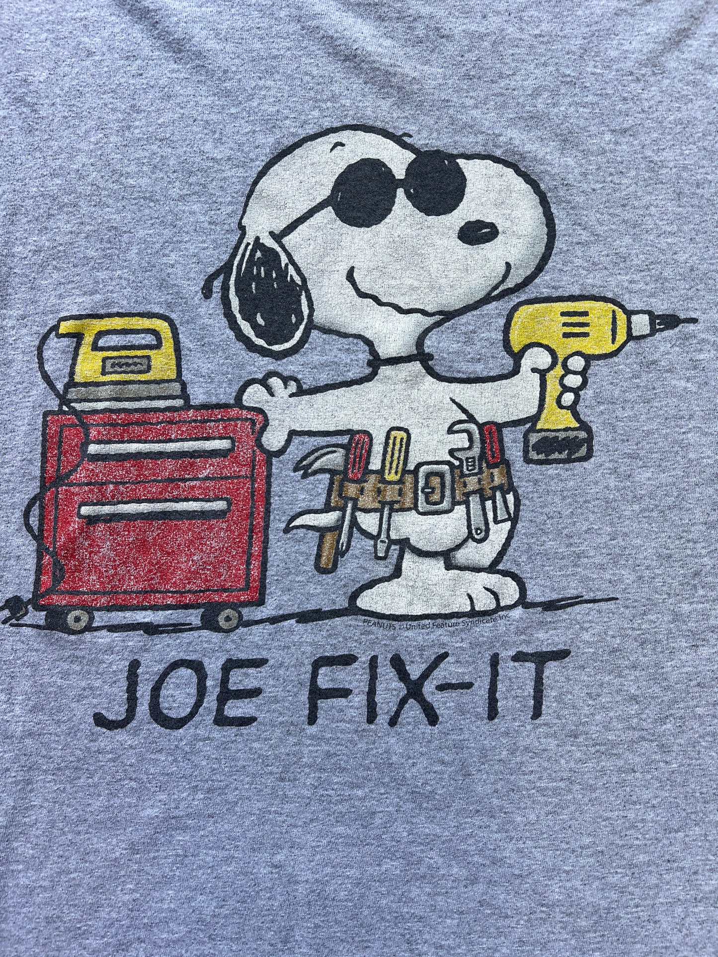 Vintage 90’s Peanuts Snoopy Joe Fix It T-Shirt XL