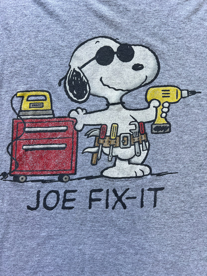 Vintage 90’s Peanuts Snoopy Joe Fix It T-Shirt XL