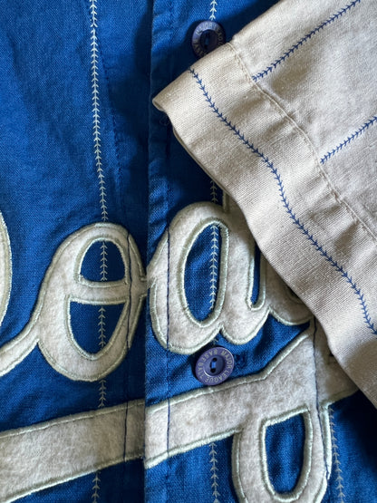 Vintage 1990’s LA Dodgers Hideo Nomo Button Front Mirage Jersey XL