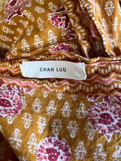 Chan Luu Small Batch Block Print Cotton Alice Robe O/S Never Worn