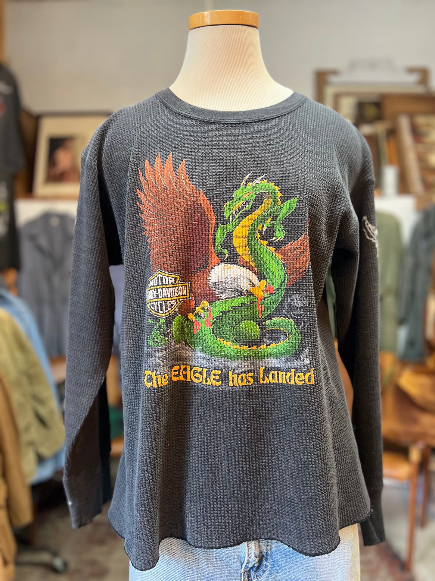 VERY RARE 1978 Harley Davidson The Eagle Has Landed Thermal XXL