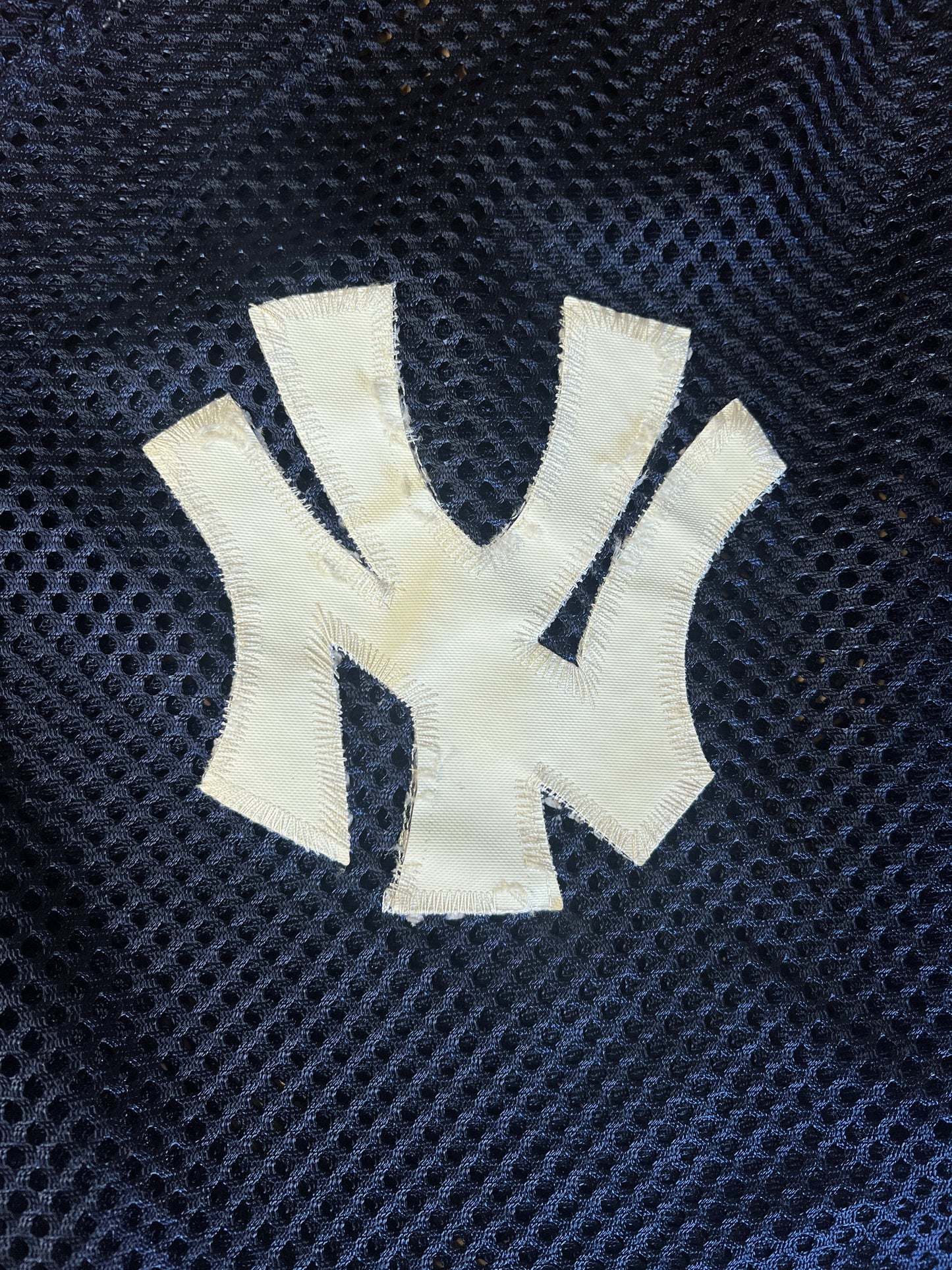 Super Rare Vintage 80’s Adidas Yankees Mesh Baseball Shirt XL