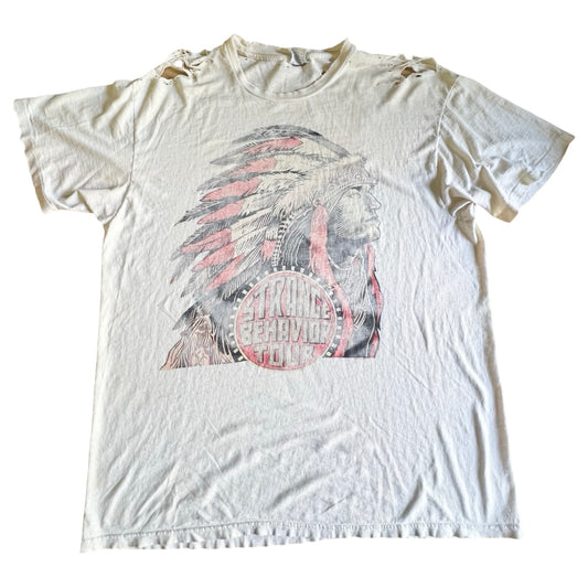 Vintage Thrashed Tom Petty Strange Behavior Tour 1989 T-Shirt XL