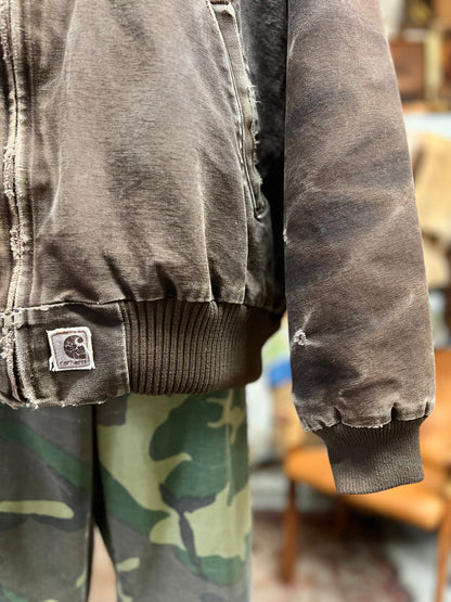 Vintage Heavily Distressed Carhartt Santa Fe Jacket XL