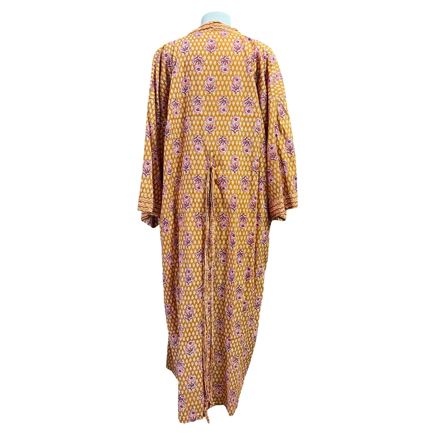 Chan Luu Small Batch Block Print Cotton Alice Robe O/S Never Worn