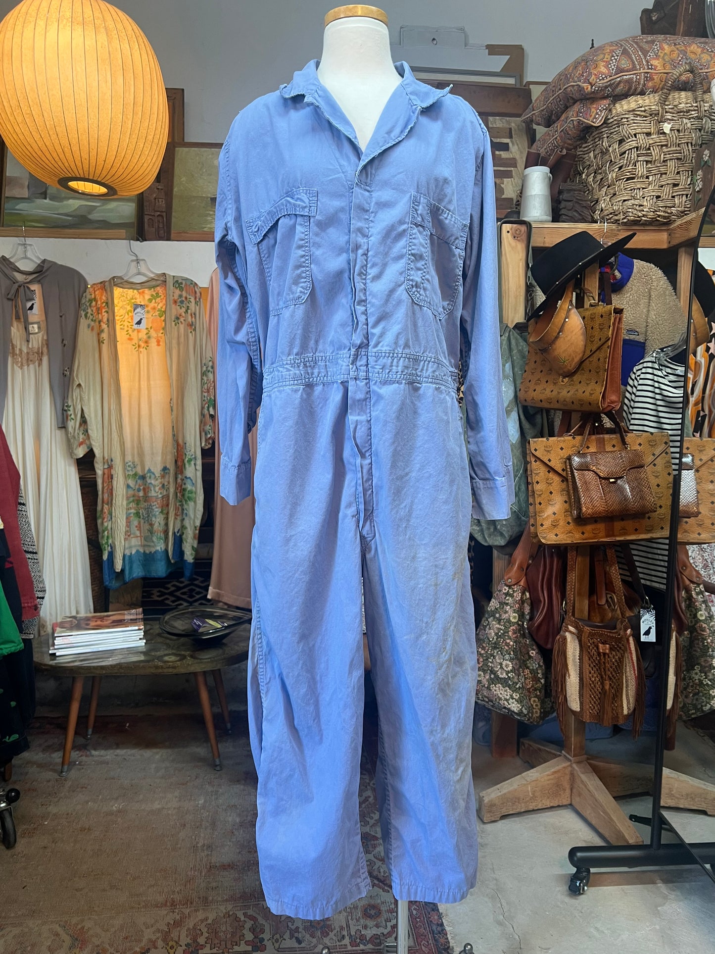 Vintage 1960’s Walls Master Made Jumpsuit NAVUWSEC Newport, RI L