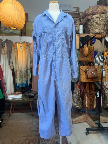 Vintage 1960’s Walls Master Made Jumpsuit NAVUWSEC Newport, RI L