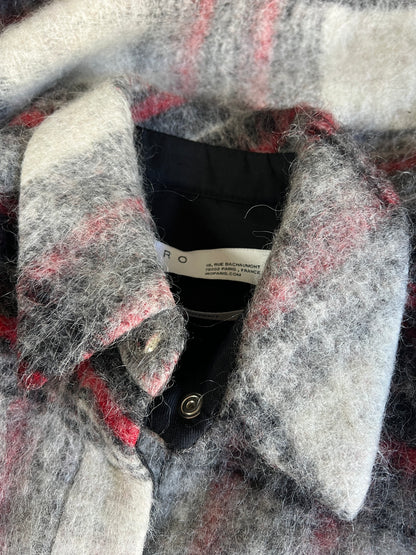 Iro Minksy Oversized Wool Plaid Jacket Size 40 (XL)