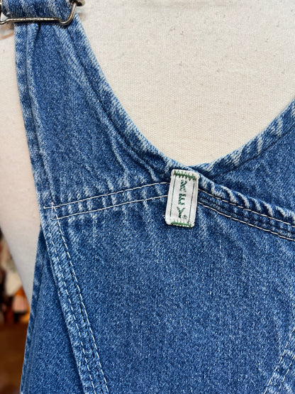 Vintage 1950’s Oversized Key Denim Overalls XXL