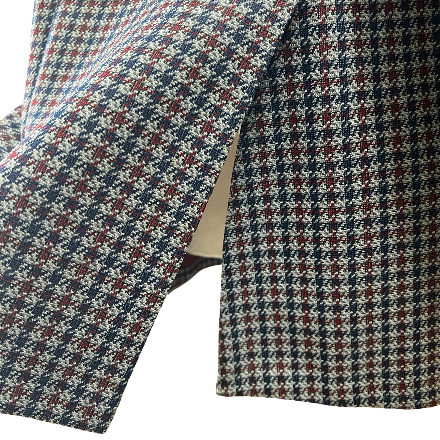 Vintage 1970’s Anderson Little Double Knits Houndstooth Blazer XL
