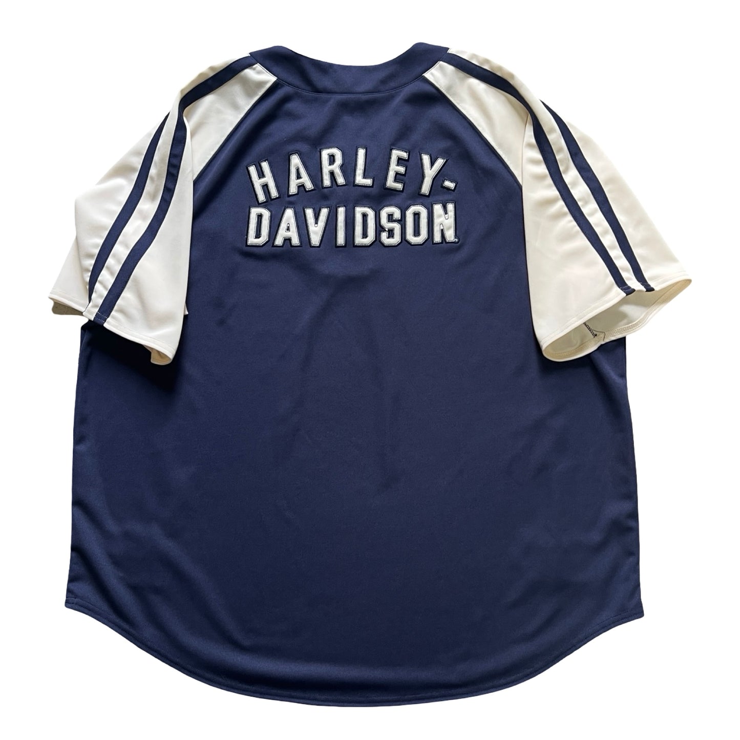 Vintage Harley Davidson Rhode Island Baseball Shirt XXL