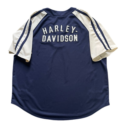 Vintage Harley Davidson Rhode Island Baseball Shirt XXL