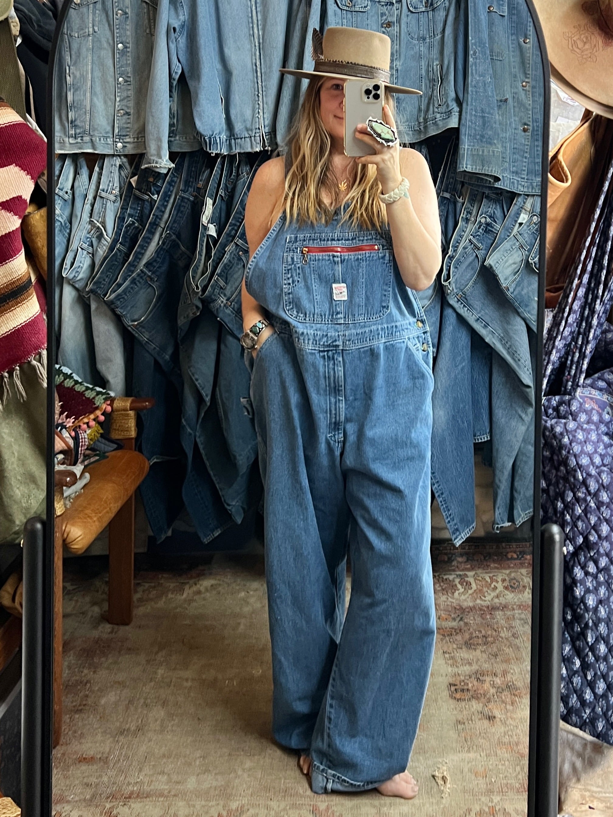 Vintage 1990's Pointer Oversized Overalls 42/46 – Motley Vintage