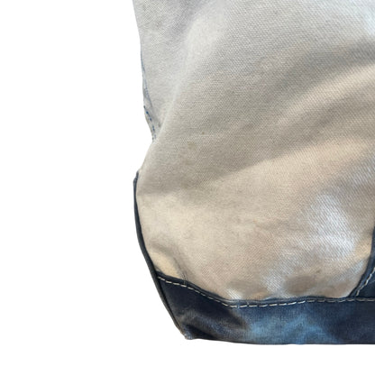 Vintage 80’s Worn To Perfection Lands End Distressed Canvas Boat & Tote XL