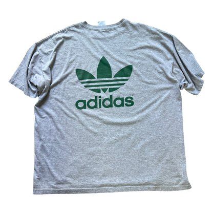 Vintage 90’s Adidas Double Sided Trefoil Logo Distressed T-Shirt XXL