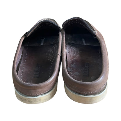 Vintage LL Bean Boat Shoe Slip On Mules 8.5