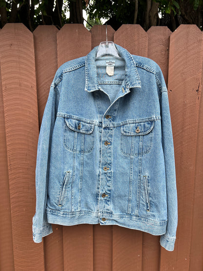 Vintage Lee Dungarees Denim Trucker Jacket XXL