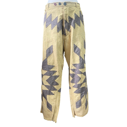 Magnolia Pearl Quiltwork Miner Pants in Marigold O/S