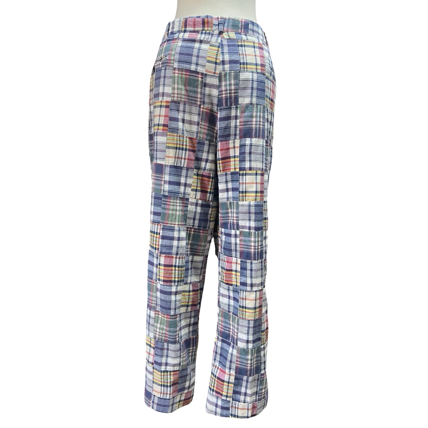 Vintage 80’s Orvis Patchwork Madras Plaid Pants 38
