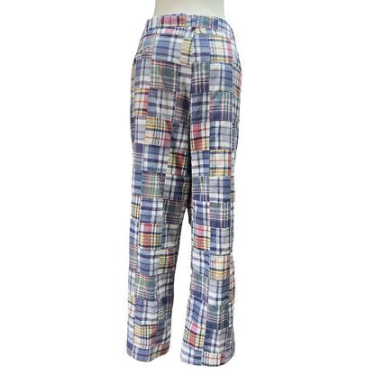 Vintage 80’s Orvis Patchwork Madras Plaid Pants 38