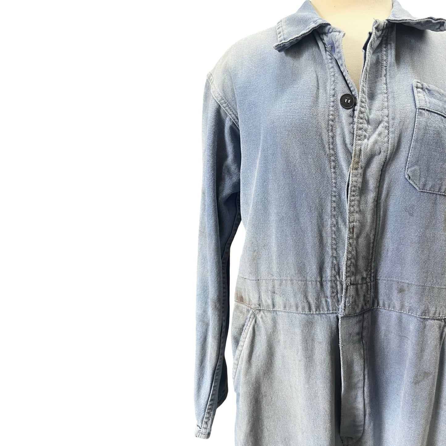 Very Rare Vintage 1950’s French Moleskin Jumpsuit by Populaire