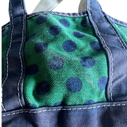 RARE Vintage 80’s LL Bean Polka Dot Mini Boat & Tote