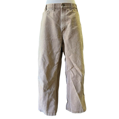 Vintage Worn & Faded Carhartt Heavy Canvas Carpenter Work Pants